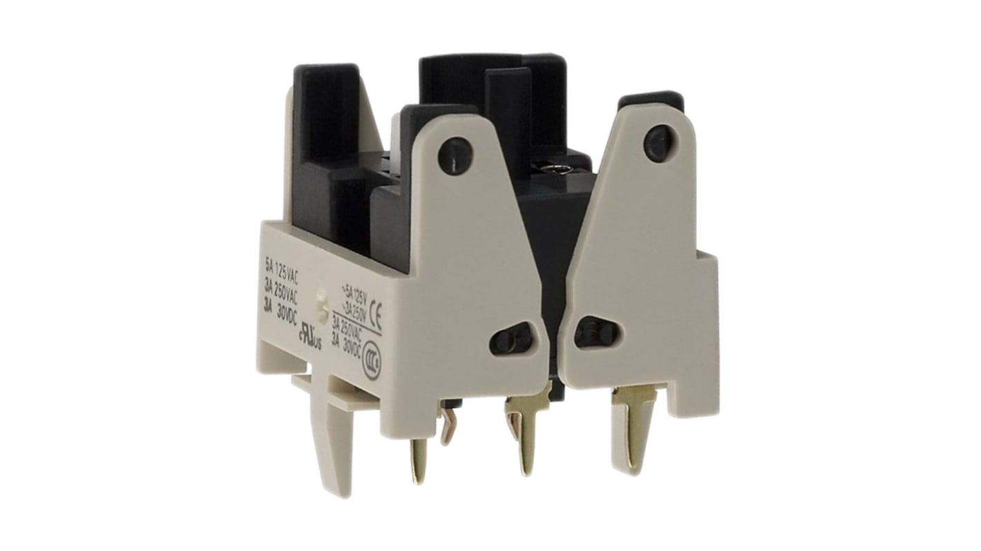 Blocco contatti Omron A16-1P, diametro 16 mm, tensione 230 V, struttura modulare, tenuta IP65, assemblaggio semplice.