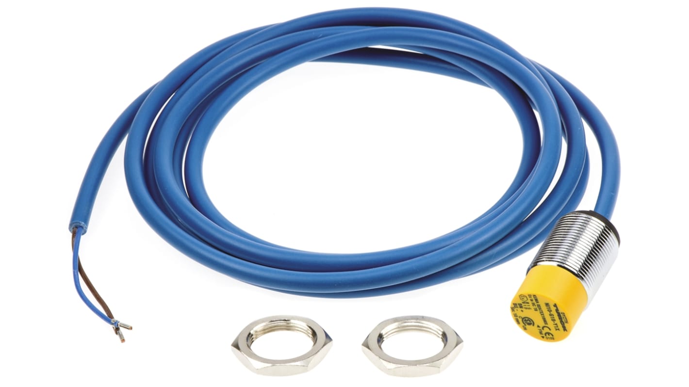 Sensore di prossimità Turck Ni10-G18-Y1X, cilindrico M18, NAMUR, IP67, rilevamento 10 mm, montaggio non a filo.