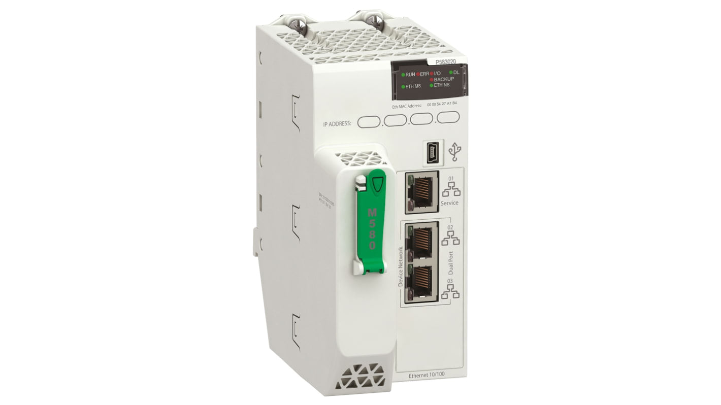 Processore autonomo Schneider Electric BMEP583020 per automazione Modicon M580, montaggio a rack, 3072 I/O, 24 V c.c.