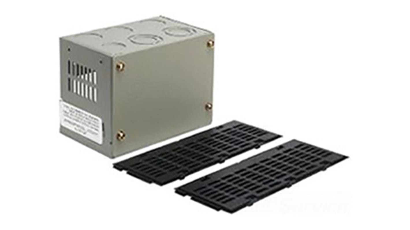 Kit di conformità UL tipo 1 VW3A9213 di Schneider Electric per montaggio esterno di drive ATV61/71, include parti meccaniche e manuale.