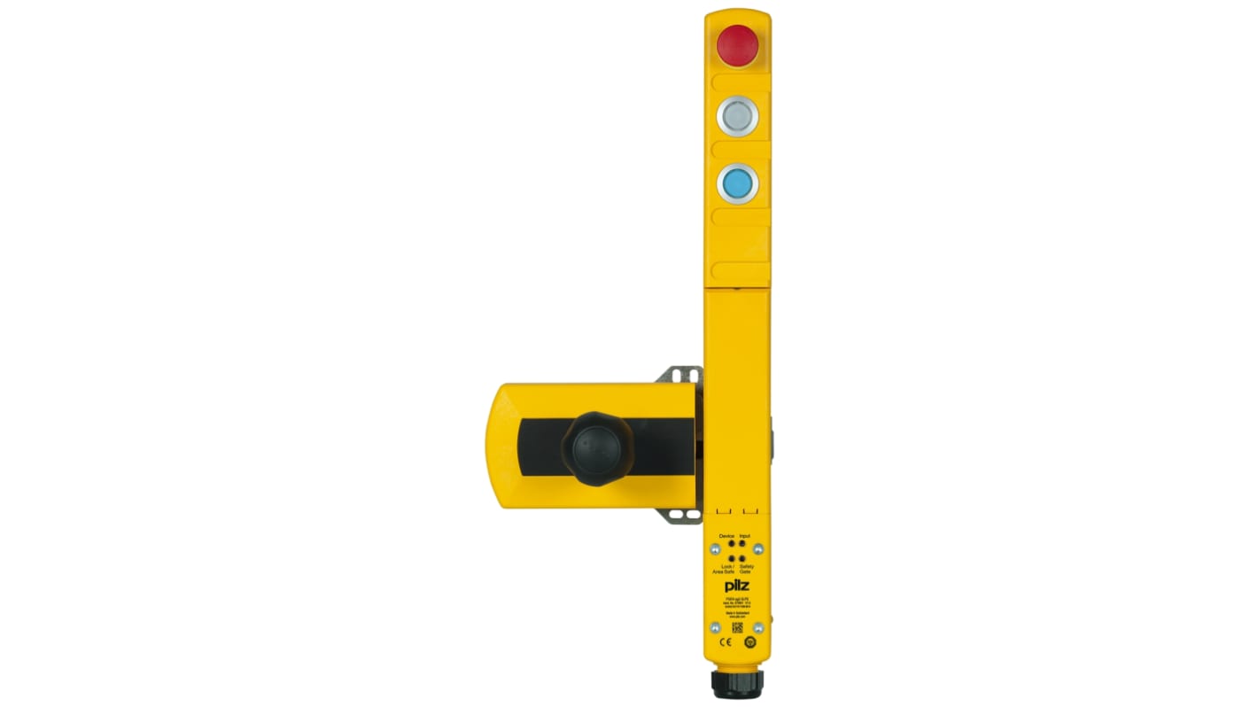 Interruttore di interblocco a solenoide Pilz 570800, 24V cc, 2NC, protezione IP54, dimensioni 465x200x108mm, acciaio inox.