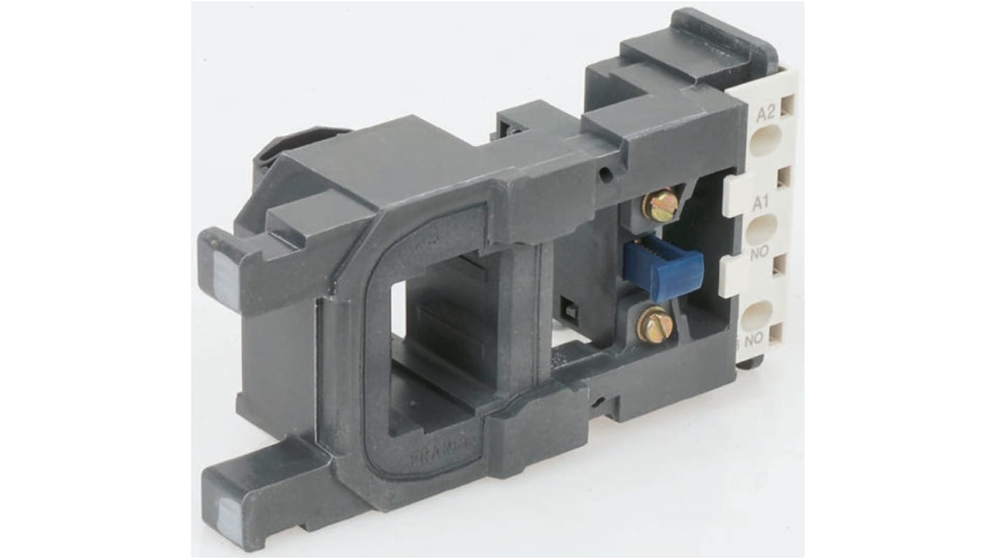 Bobina contattore Schneider Electric LX1FX415 per serie LC1, compatibile con contattori tripolari e quadripolari.