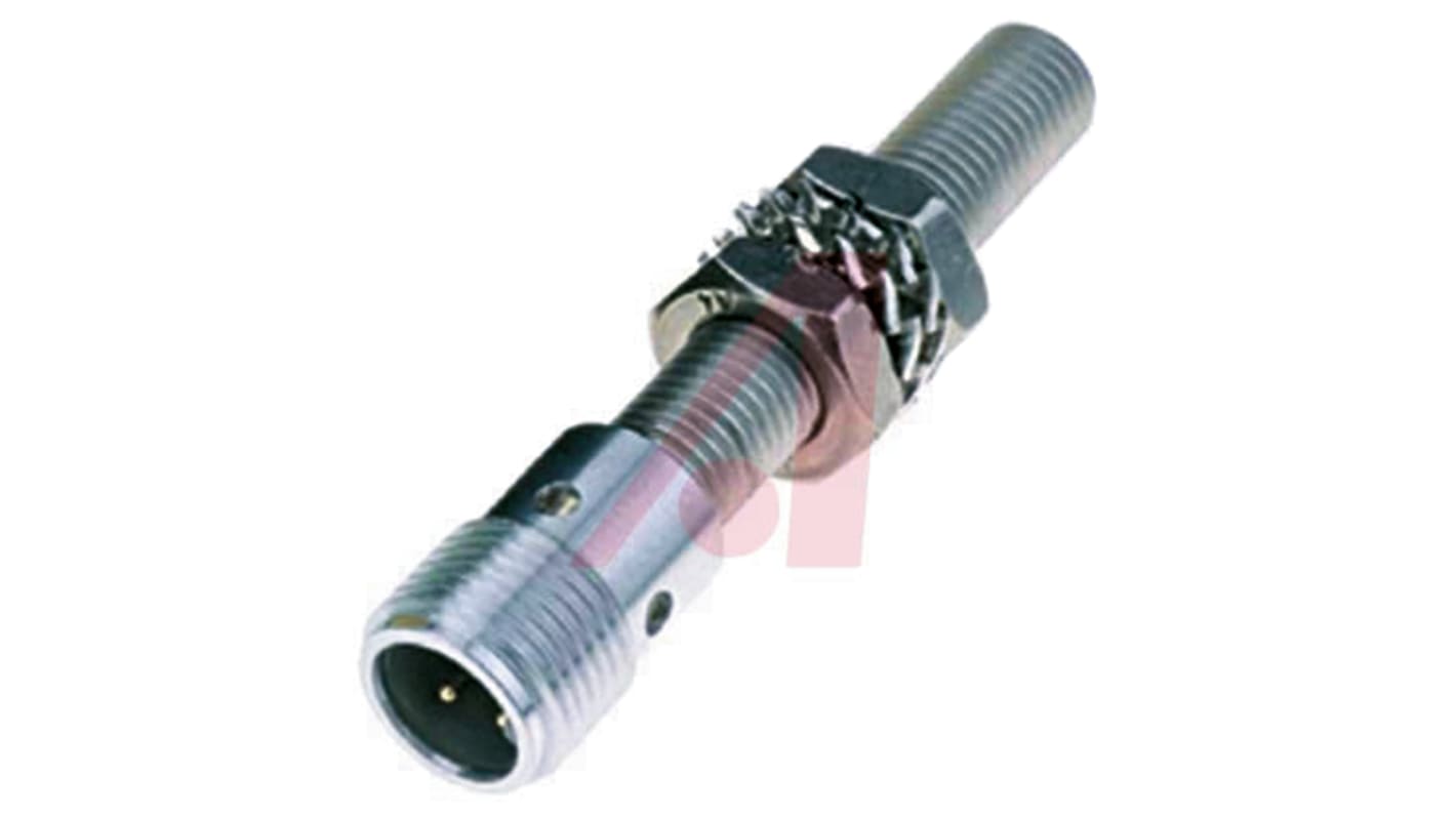 Sensore di prossimità cilindrico PNP Turck Bi1-EG05-AP6X-V1331, M5, rilevamento 1 mm, IP67, acciaio inox, montaggio a filo.