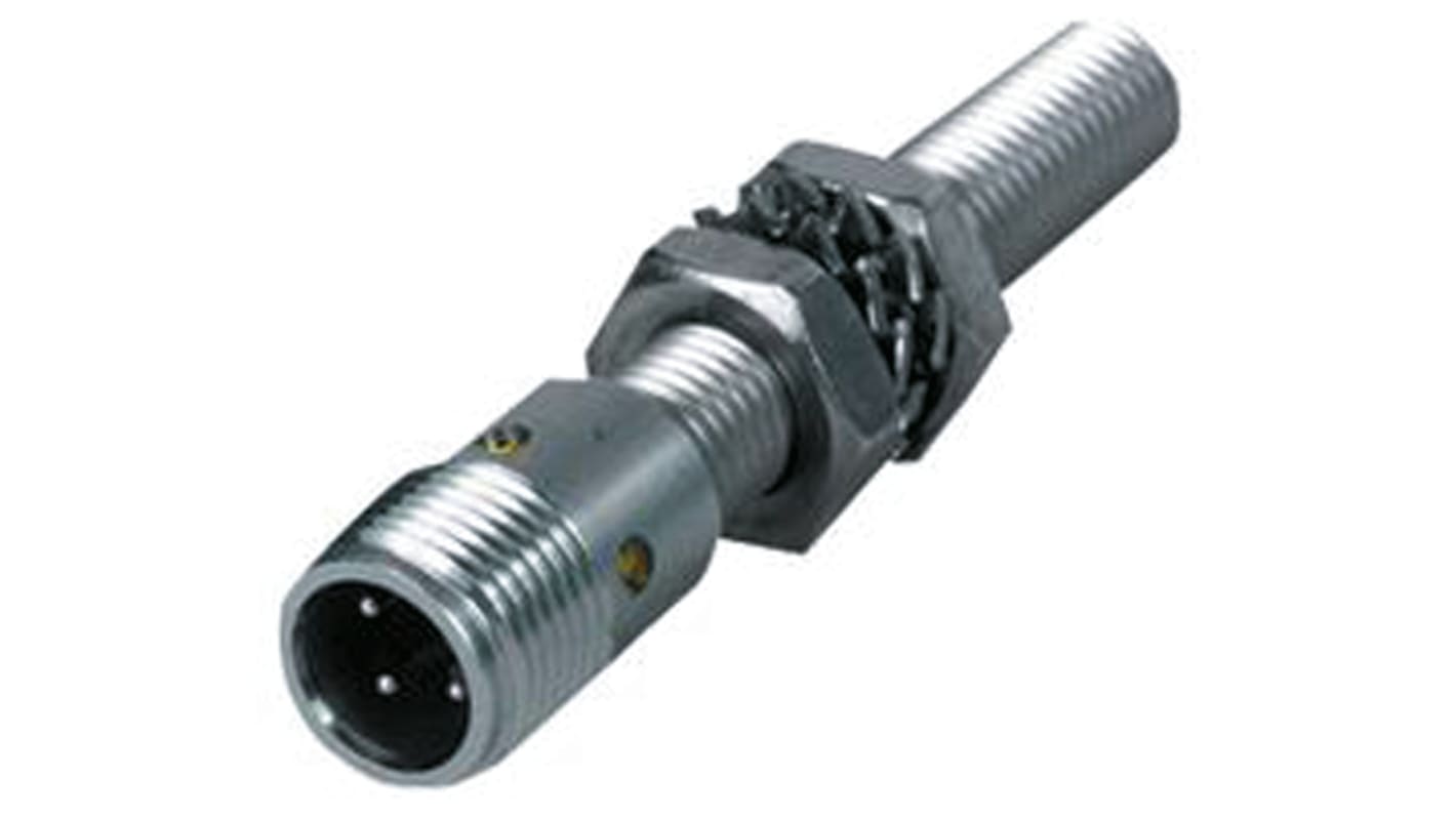 Sensore di prossimità cilindrico PNP M8 Turck Bi2-EG08K-AP6X-H1341, rilevamento 2 mm, IP67, alimentazione 10-30 V c.c.