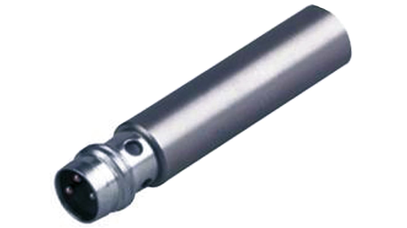 Sensore di prossimità cilindrico PNP M8 Turck Bi2-EH6.5-AP6X-V1131, rilevamento 2 mm, IP67, montaggio a filo.