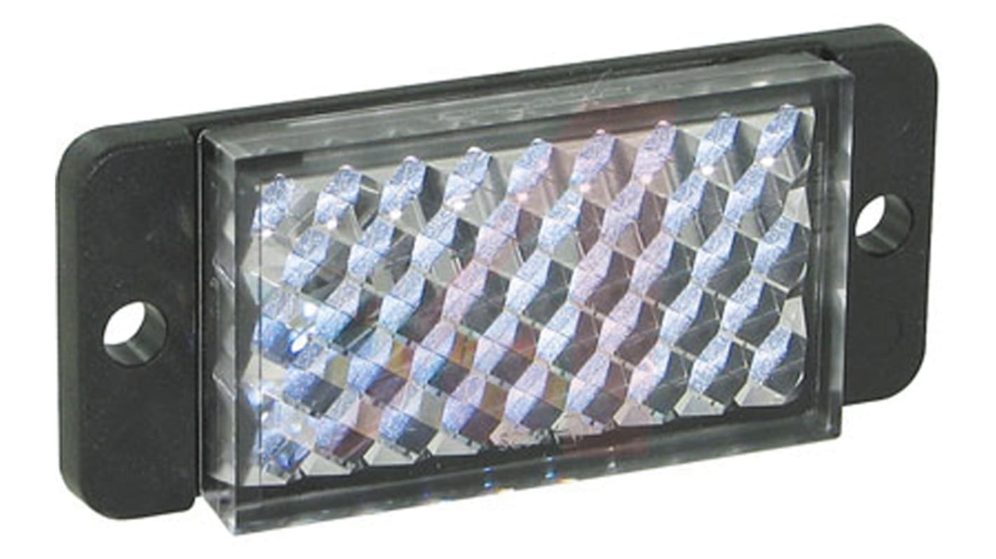 Riflettore rettangolare per sensore fotoelettrico Q26, marchio Banner, codice BRT-35X20AB, progettato per ottimizzare le prestazioni.