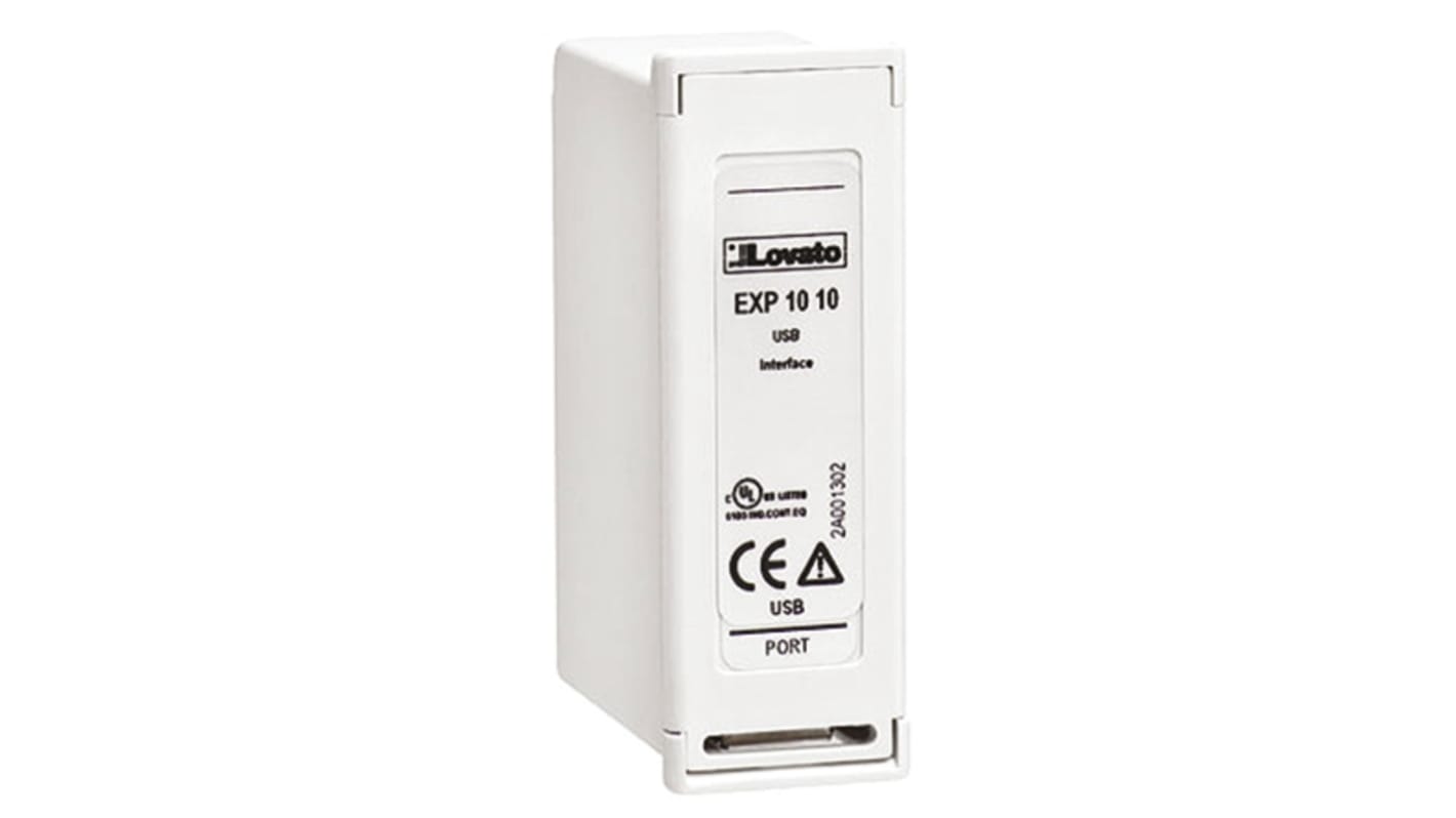 Accoppiatore bus Lovato EXP1010 per multimetri digitali, interfaccia USB con isolamento ottico, compatibile con serie DMG600.