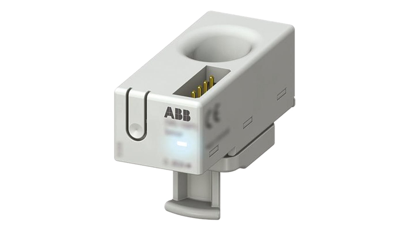 Trasformatore di corrente ABB 2CCA880107R0001 CMS-100CA, rapporto 80:1, montaggio su cavo, dimensioni 41 x 29 x 17,4 mm.