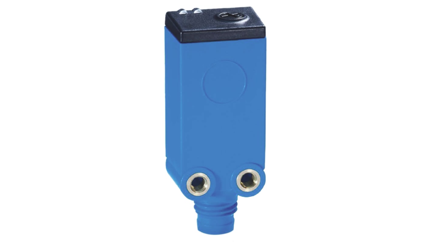 Sensore di prossimità PNP Sick CQ4-08EPS KT1, rilevamento 8 mm, IP67, alimentazione 10-30 V c.c., dimensioni 16x12x39.5 mm.