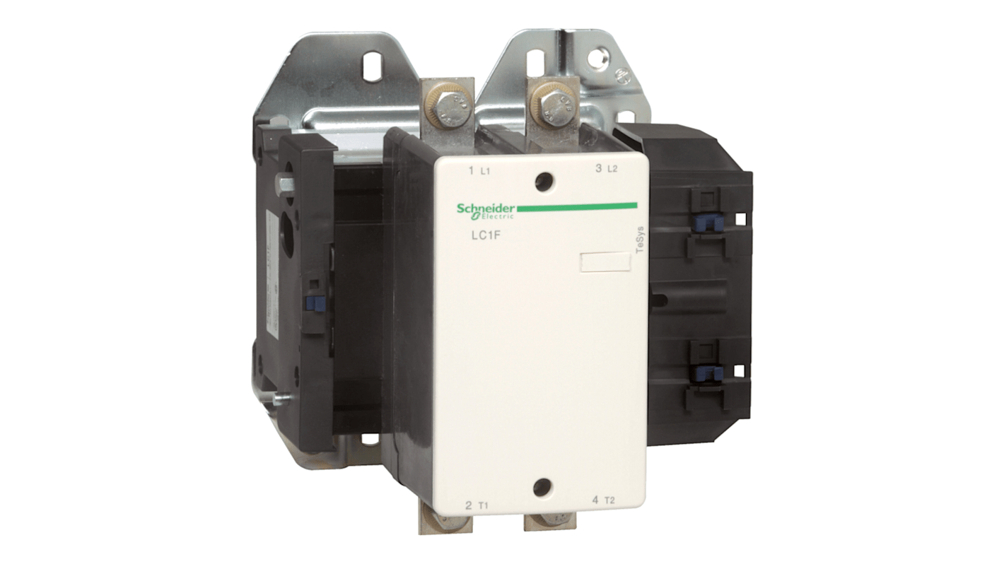 Contattore Schneider Electric LC1F5002M7, 2 poli, 2 NO, 700 A, 220 V c.a., dimensioni 233x238x232 mm, serie TeSys F.