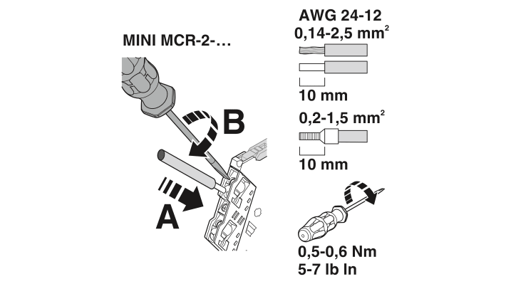 Condizionatore di segnale Phoenix Contact 2902055, per termocoppie, montaggio su guida DIN, dimensioni 110,5 x 6,2 x 120,5 mm.