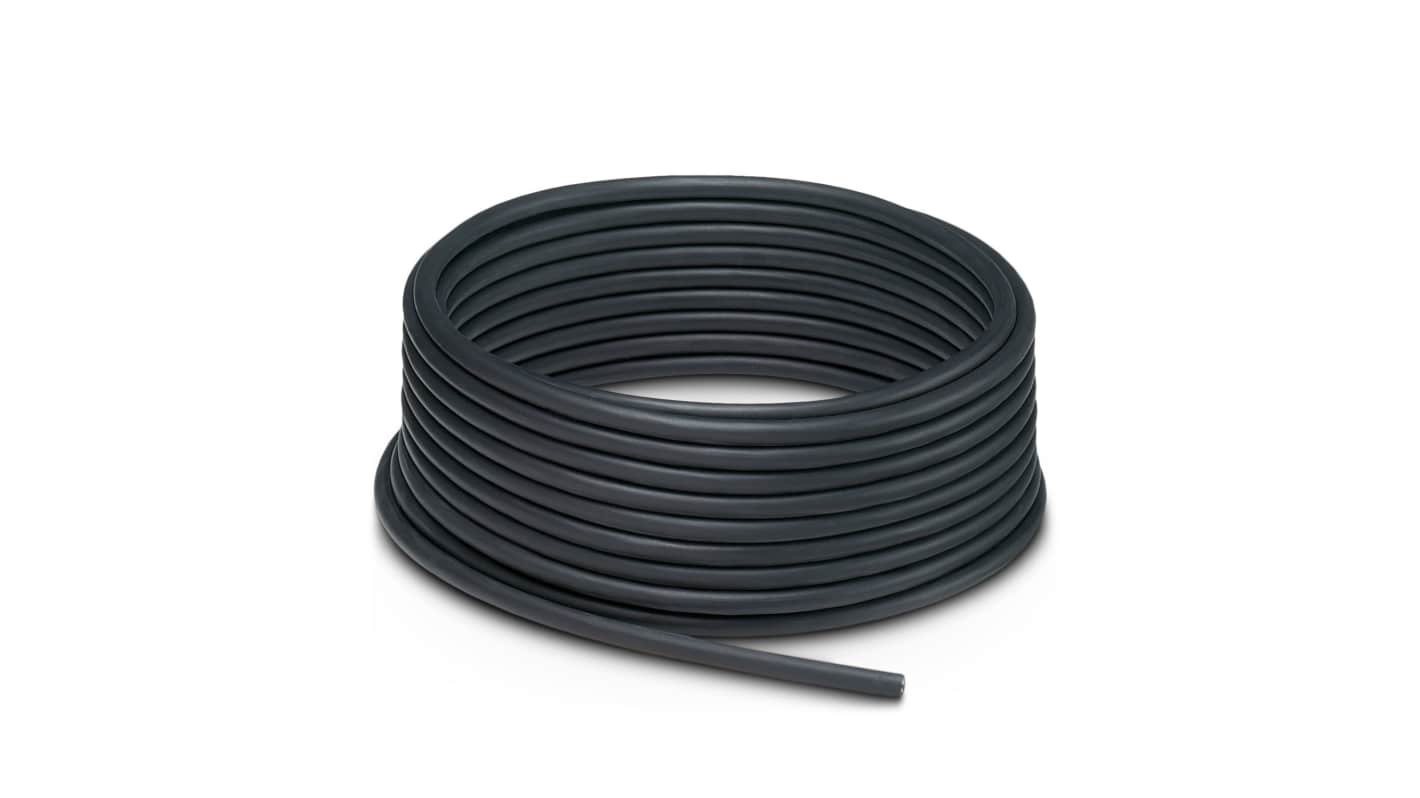 Cavo dati Phoenix Contact 1501867, 4 conduttori, 0.25 mm², lunghezza 100 m, guaina in PVC nero, resistenza 78 Ω/km.