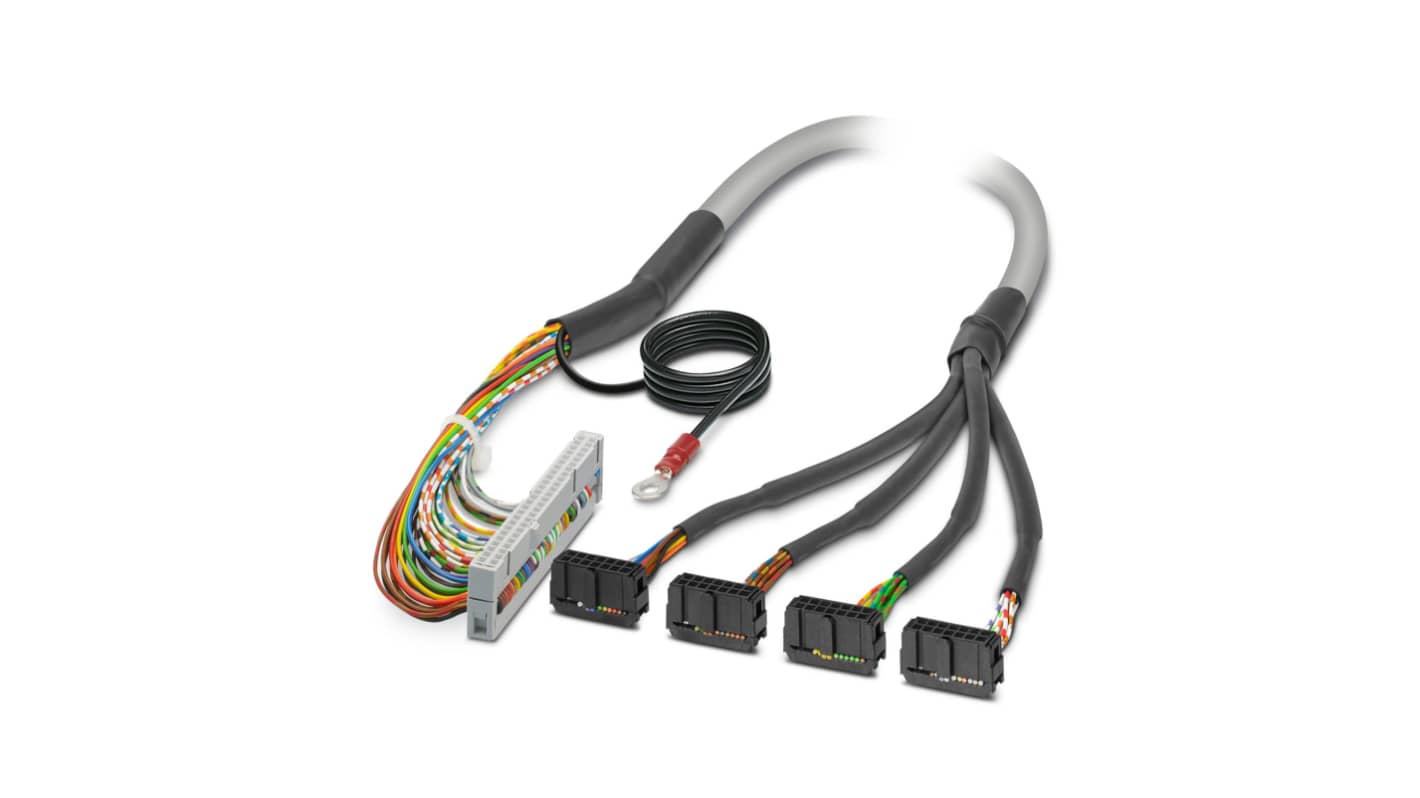 Cavo rotondo schermato Phoenix Contact 2306951, 1 m, per collegamento a sistemi Yokogawa Centum CS3000R3 e Stardom.