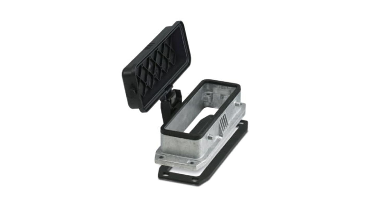 Contenitore Phoenix Contact HC-STA-B24-BFDC-ELC-AL (1411332) per montaggio a pannello, resistente all'acqua salata, guarnizione conduttiva.