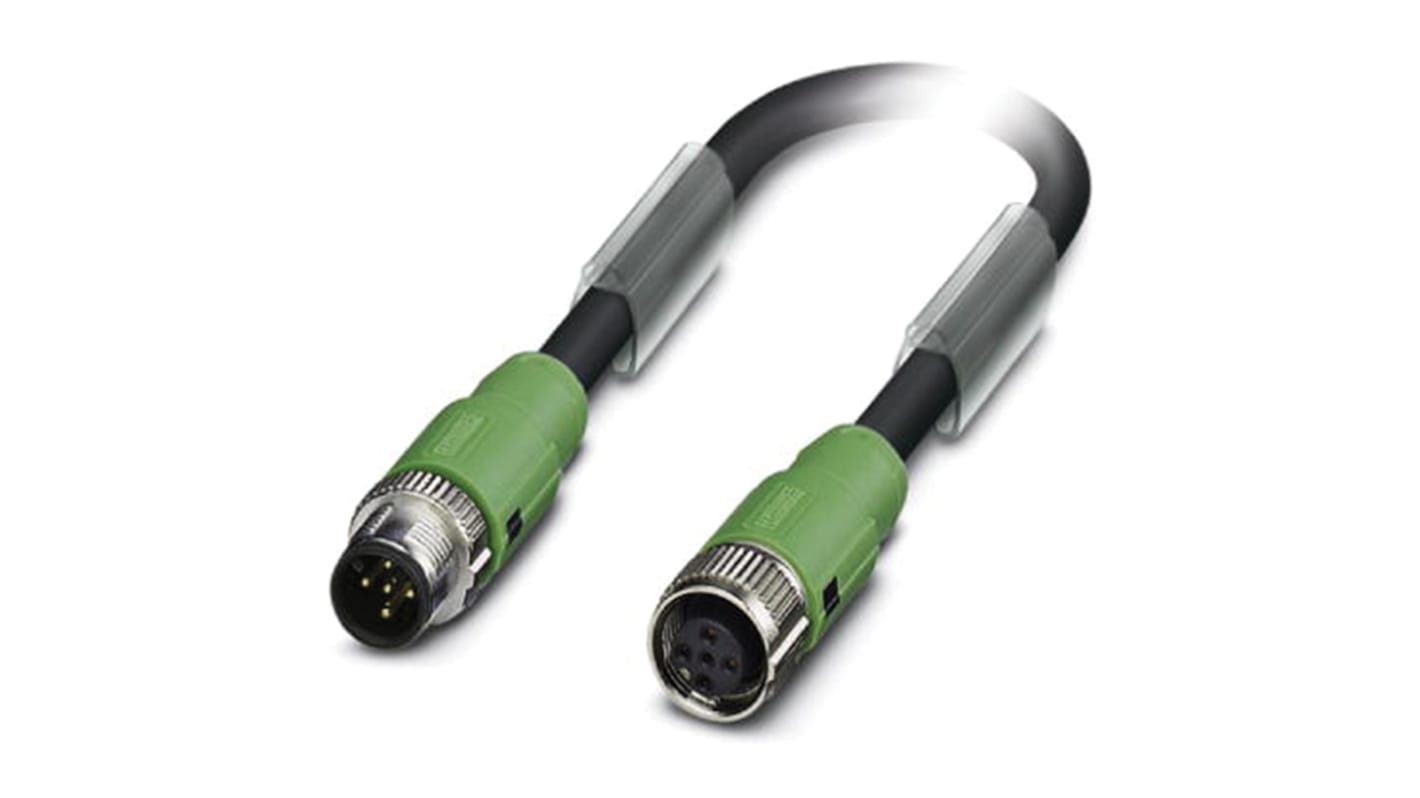 Cavo sensore/attuatore Phoenix Contact 1518452 M12 Maschio/Femmina, 5 posizioni, Ø 6.3mm, L. 10m. Connettori SPEEDCON, codifica A, grigio-nero RAL 7021. Prestazioni elevate e testati al 100%.