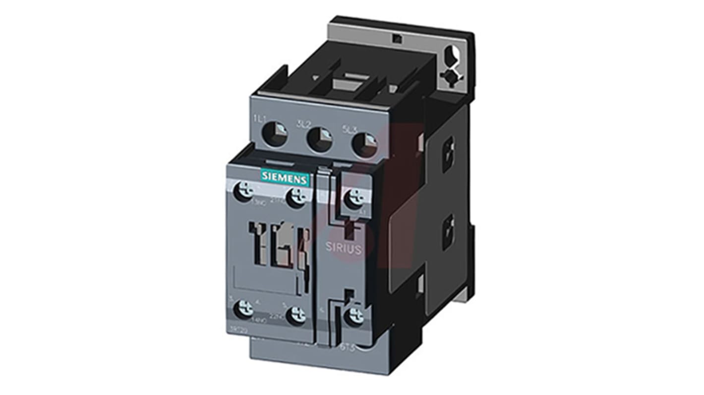 Contattore Siemens 3RT2027-1AC20, 3 poli, 32A, 15kW, 24V c.a. Serie 3RT2 - Affidabile e di alta qualità con collegamenti a vite.