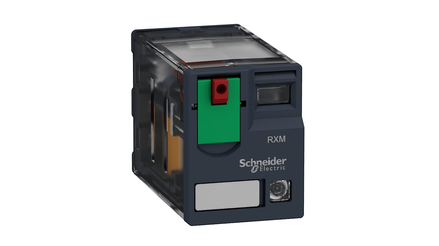 Relè Miniaturizzato Schneider Electric RXM3AB2P7 3PDT 230V ca LED - Ideale per macchinari edili e sistemi HVAC. Facile installazione e utilizzo.