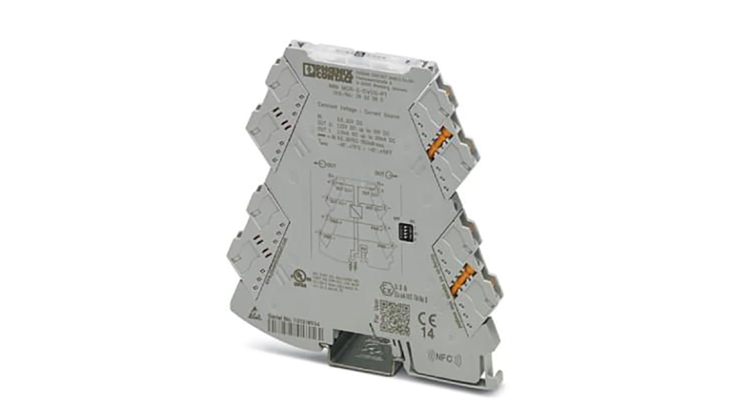 Condizionatore di segnale Phoenix Contact MINI MCR-2-CVCS-PT ATEX, montaggio su guida DIN, operante da -40 a +70 °C.