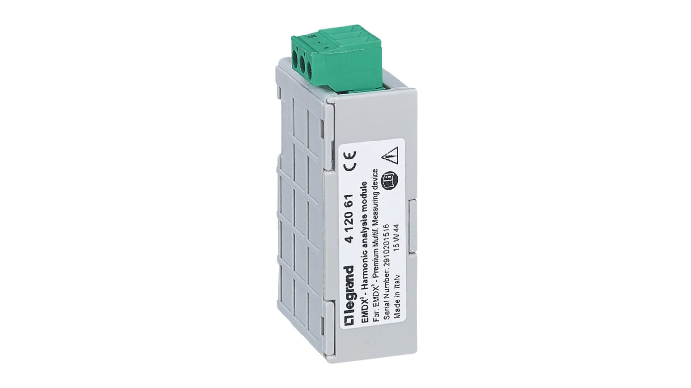 Modulo di espansione PLC Legrand 4 120 61, serie EMDX3, montaggio a pannello, comunicazione RS485, dimensioni 45,4 x 21 x 68,3 mm.