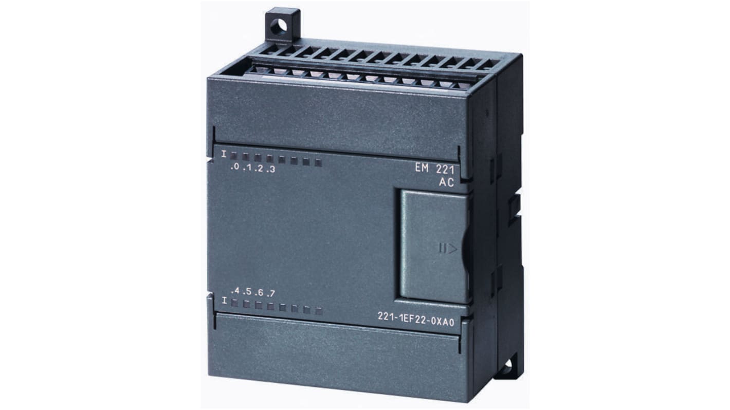 Modulo I/O Siemens 6ES7222-1BD22-0XA0, uscita digitale per PLC SIMATIC S7-200, 8 uscite a transistor, alimentazione 24 V c.c. o 85-245 V c.a.