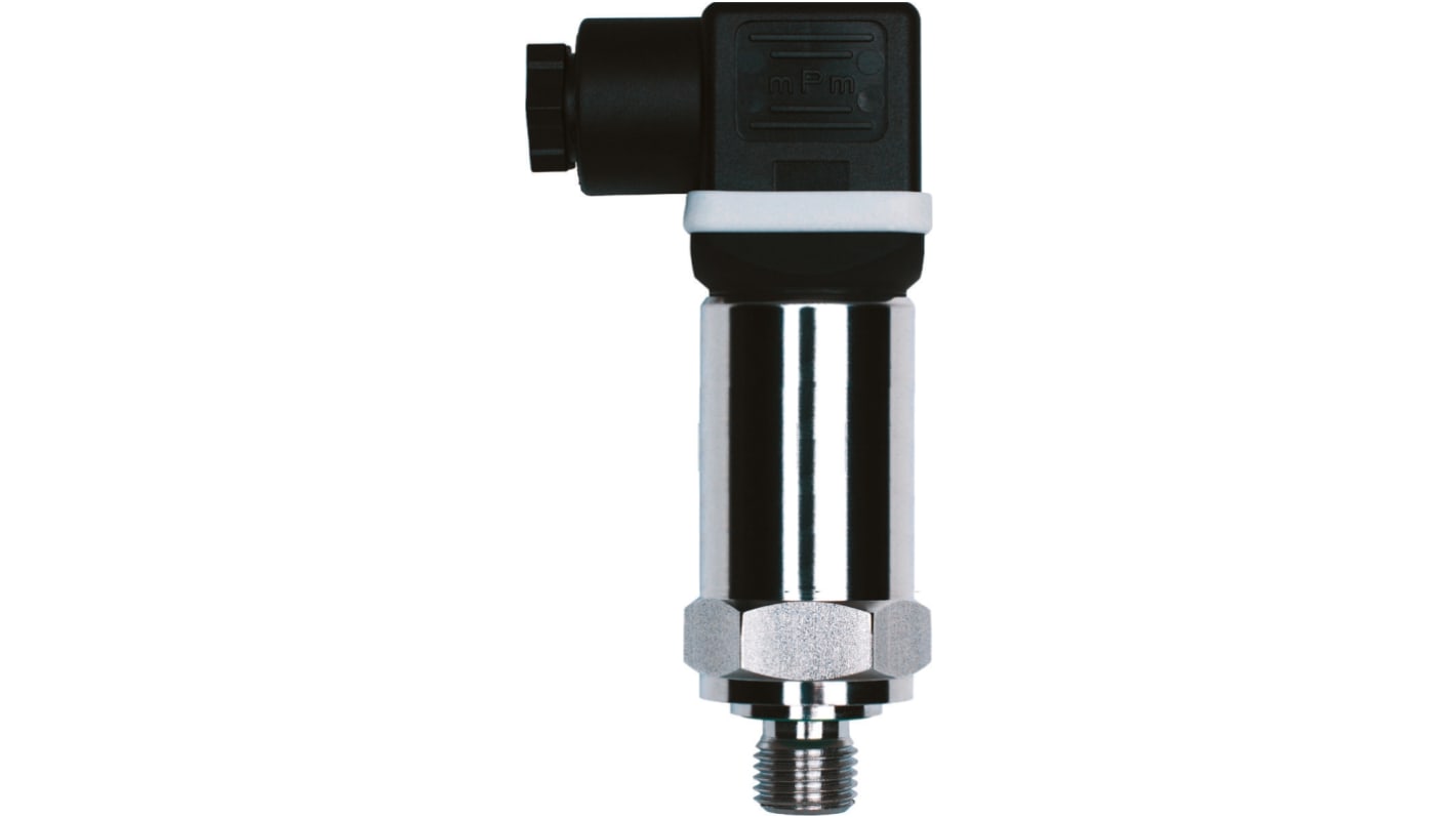 Sensore di pressione assoluta Jumo 401006/000, 400 bar max, uscita 4-20 mA, custodia in acciaio inox, IP65.