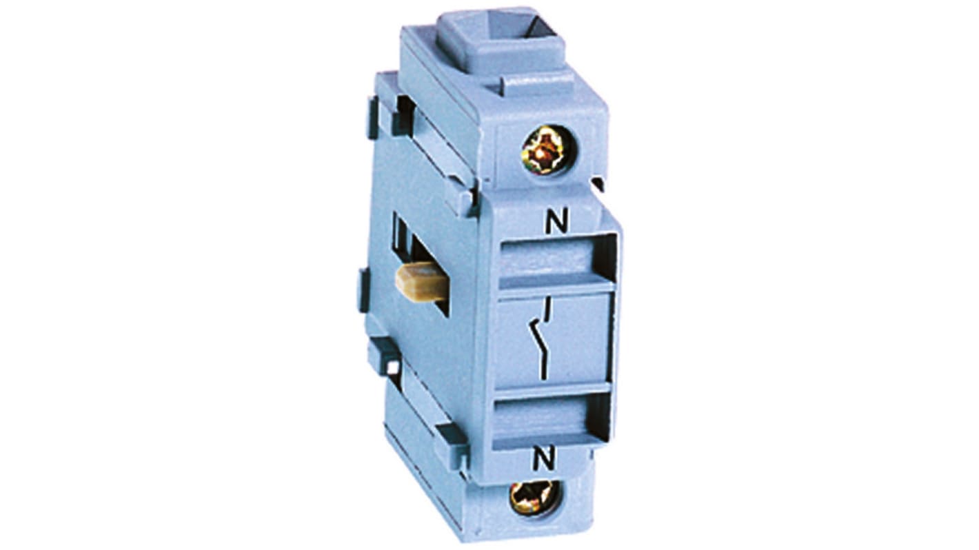 Siemens 3LD9280-0B, blocco contatti per pulsante con 1 N/O e 1 N/C, montaggio frontale o a parete, compatibile con la serie 3LD2.