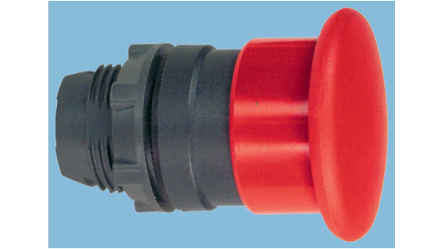 Attuatore pulsante rosso a ritorno a molla Schneider Electric, serie Harmony XB5, diametro 30mm, protezione IP66/IP69K.