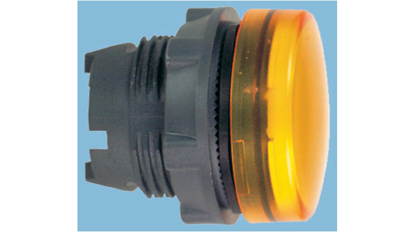 Spia luminosa Harmony XB5 arancione, diametro foro 22mm, IP66/67, montaggio a pannello - Schneider Electric ZB5AV05.
