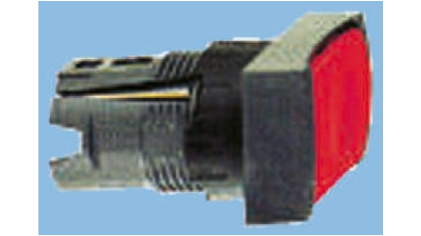Attuatore pulsante ZB6DA2 Harmony XB6, Nero, IP65, 16mm, ritorno a molla, Schneider Electric.