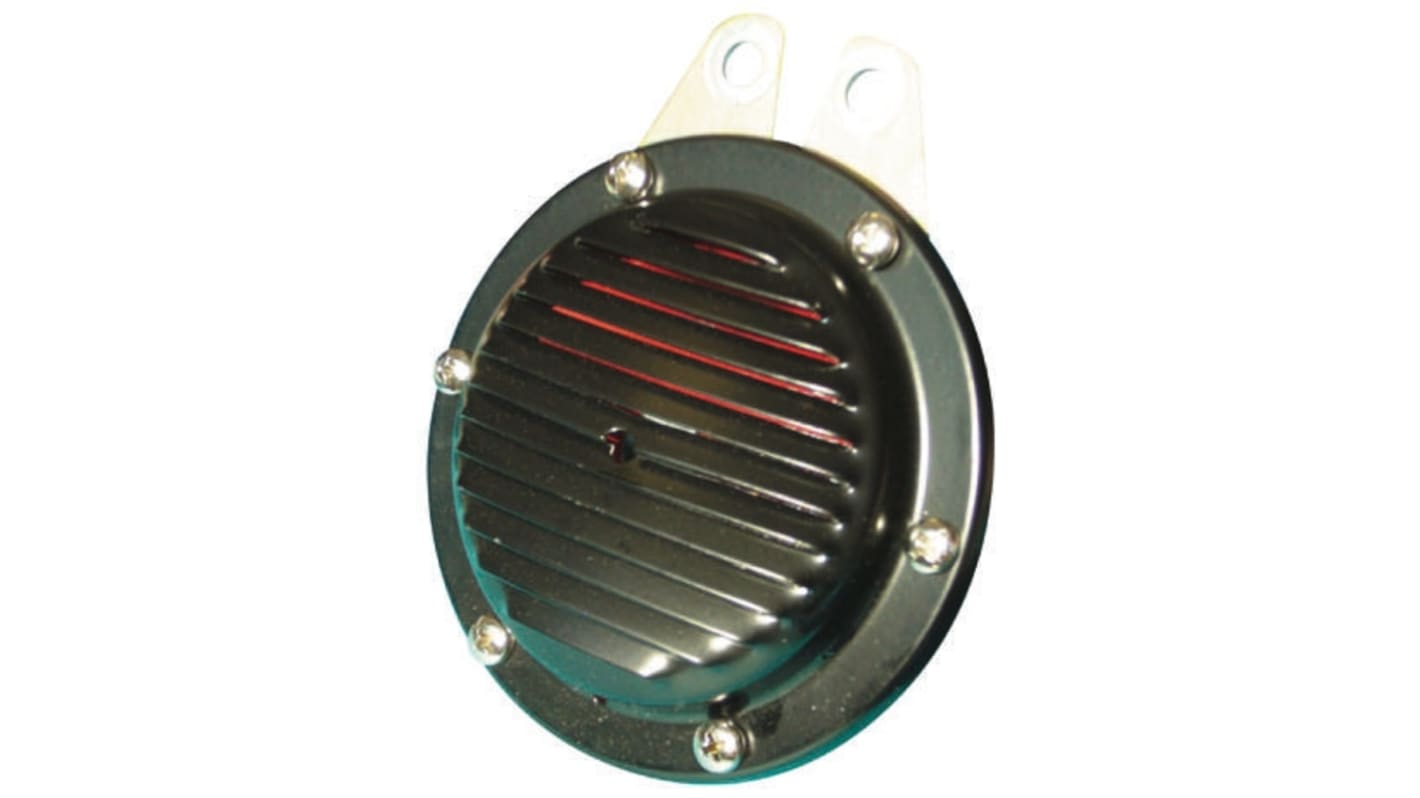 Cicalino montaggio superficiale Legrand 0 415 23, allarme 110 dB, alimentazione 230 V, diametro 111 mm, ciclo 1 min attivo.