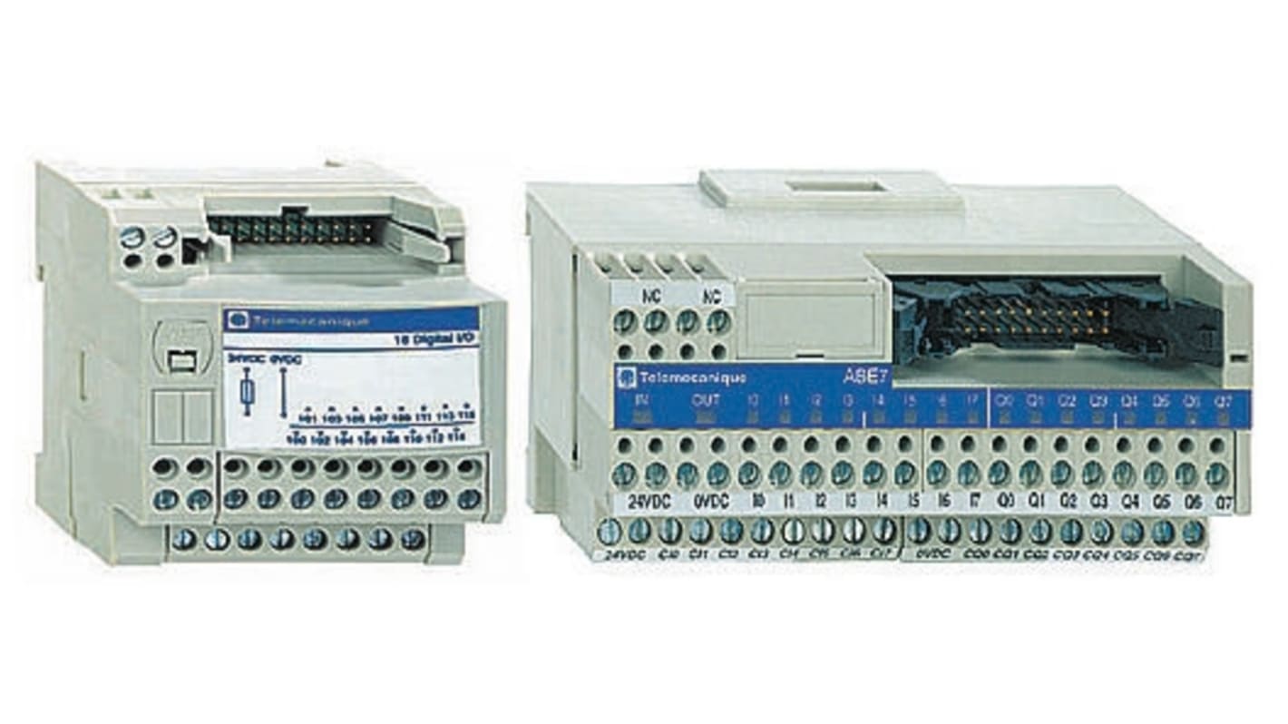 Modulo I/O Advantys ABE7 Schneider Electric ABE7H16C31, base precablata Telefast, 8-16 canali, soluzione Plug and Play.