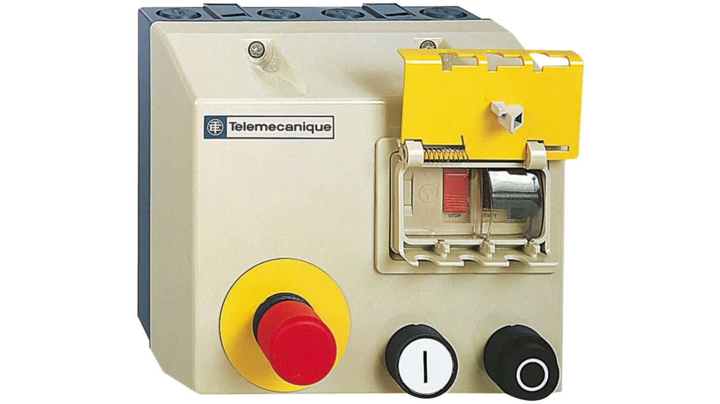 Starter DOL Automatico 4 kW 400 V c.a. IP65 - Schneider Electric LJ7K09Q714: ideale per motori non reversibili, resistente agli urti.