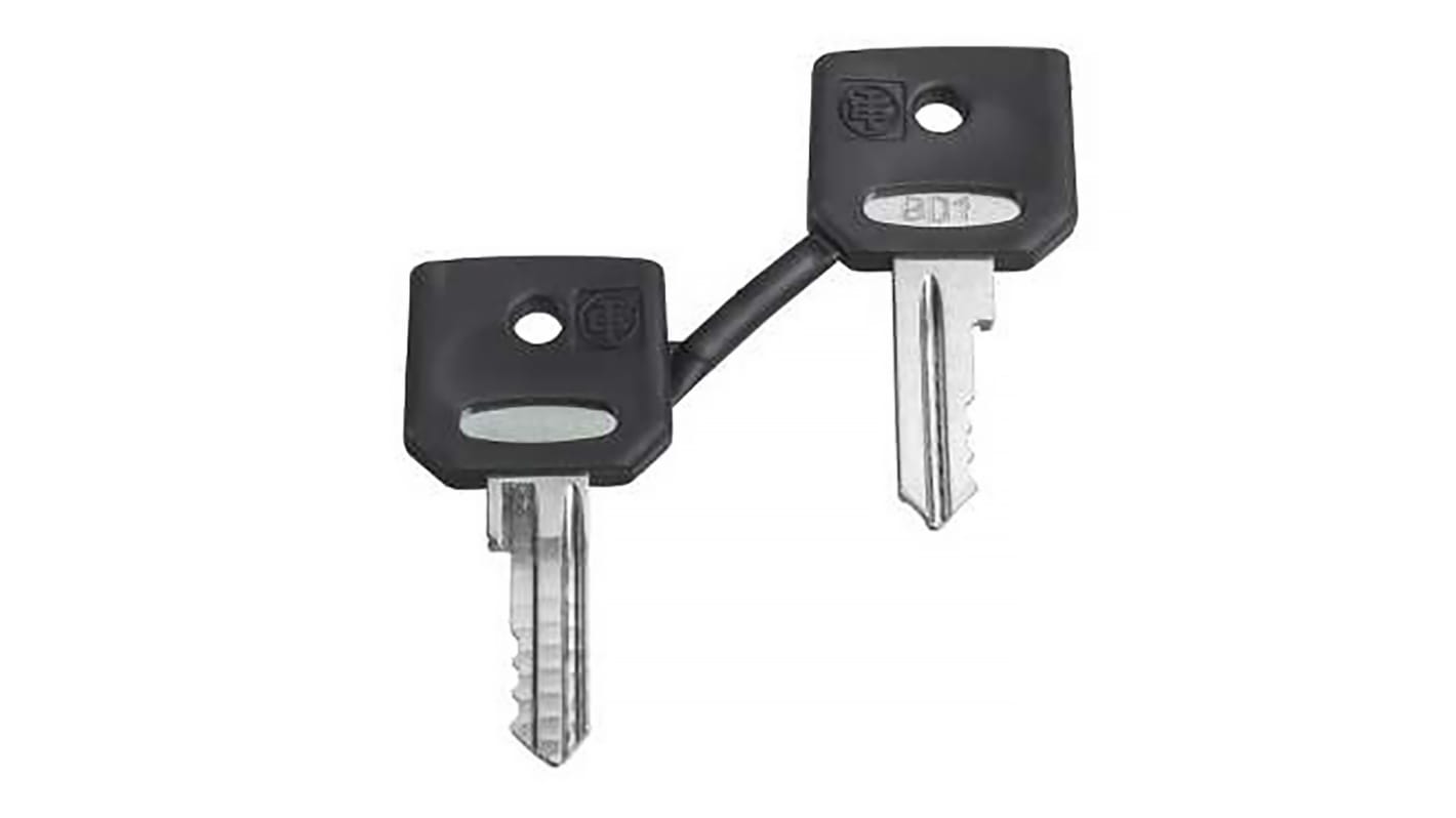 Chiave per interruttore a chiave Schneider Electric ZBG458A, compatibile con Serie XB4 e XB5, per attivazione sicura.