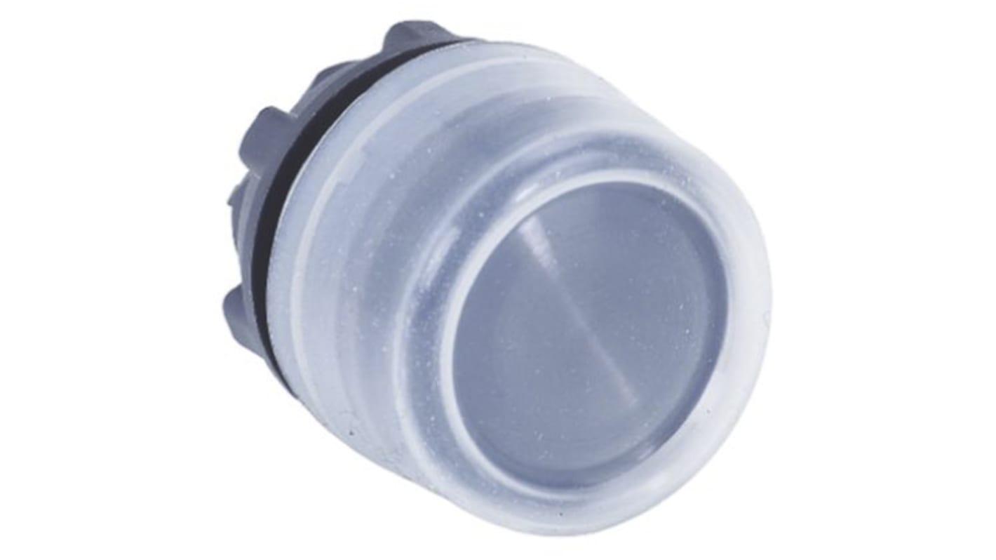Attuatore pulsante Schneider Electric ZB5AP2, testa rotonda nera, diametro 40mm, ritorno a molla, protezione IP66/IP67.
