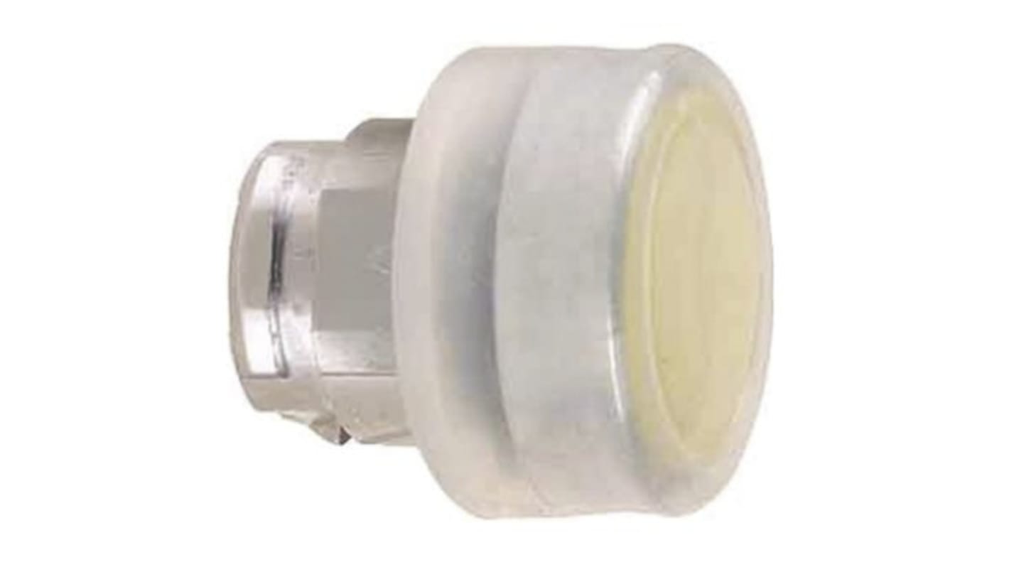 Attuatore pulsante ZB4BP5 Schneider Electric Harmony XB4, Giallo, Ritorno a molla - 22mm - IP66/67. Per uso industriale.