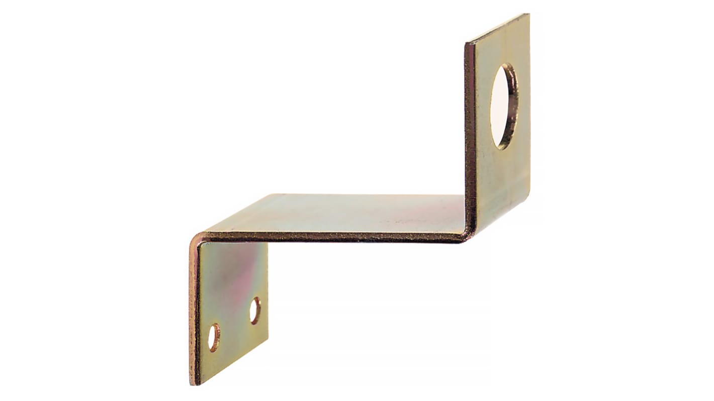 Piastra di montaggio Schneider Electric DX1AP52 per accessori ZB5, compatibile con pulsanti ZB5 e XB5, design robusto.