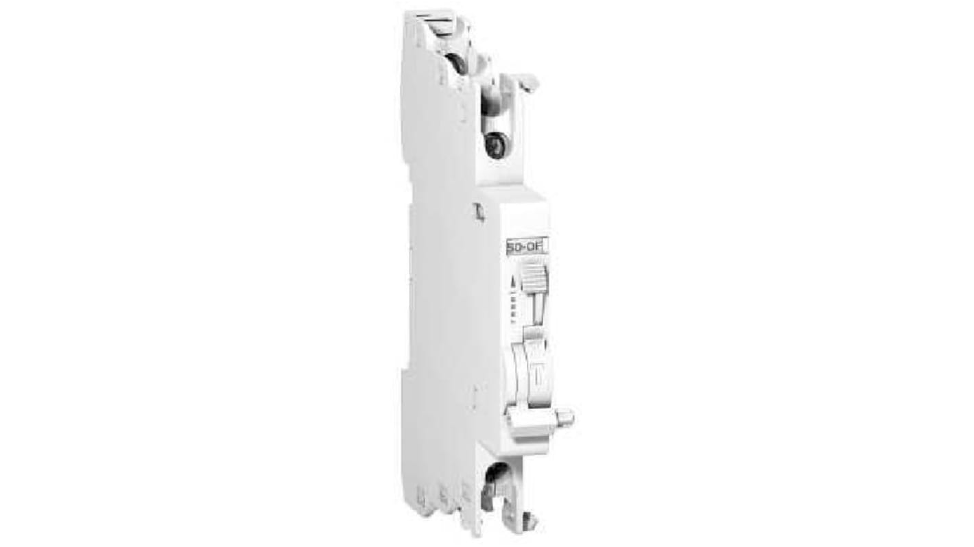 Contatto ausiliario Schneider Electric A9N26929, 2CO per guida DIN, serie iC60. Affidabile e compatto per circuiti di controllo e dispositivi primari.