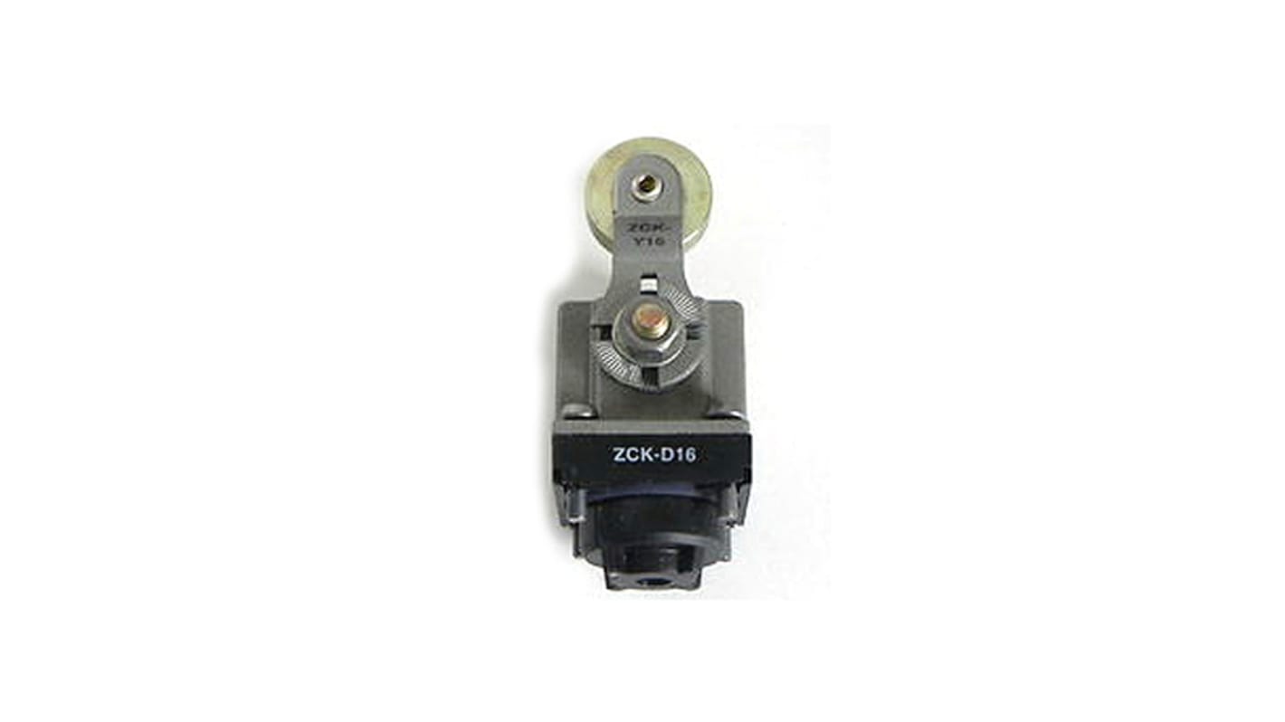 Interruttore di fine corsa Telemecanique Sensors ZCKD16 per serie Classic XCK M. Testa per OsiSense XC, conforme agli standard VDE, UL e IEC.