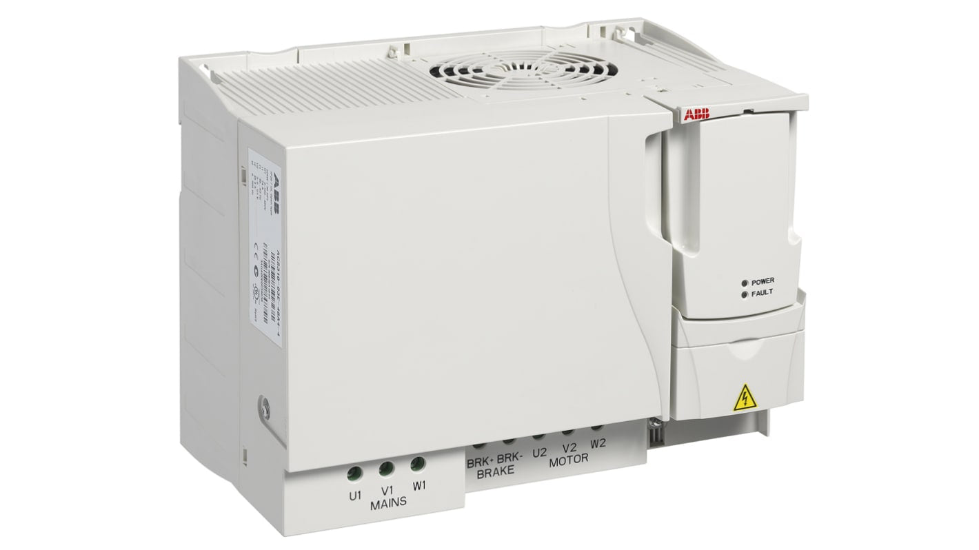 Inverter trifase ABB ACS310-03E-34A1-4, potenza 15 kW, dimensioni 243 x 260 x 423 mm, grado di protezione IP20.