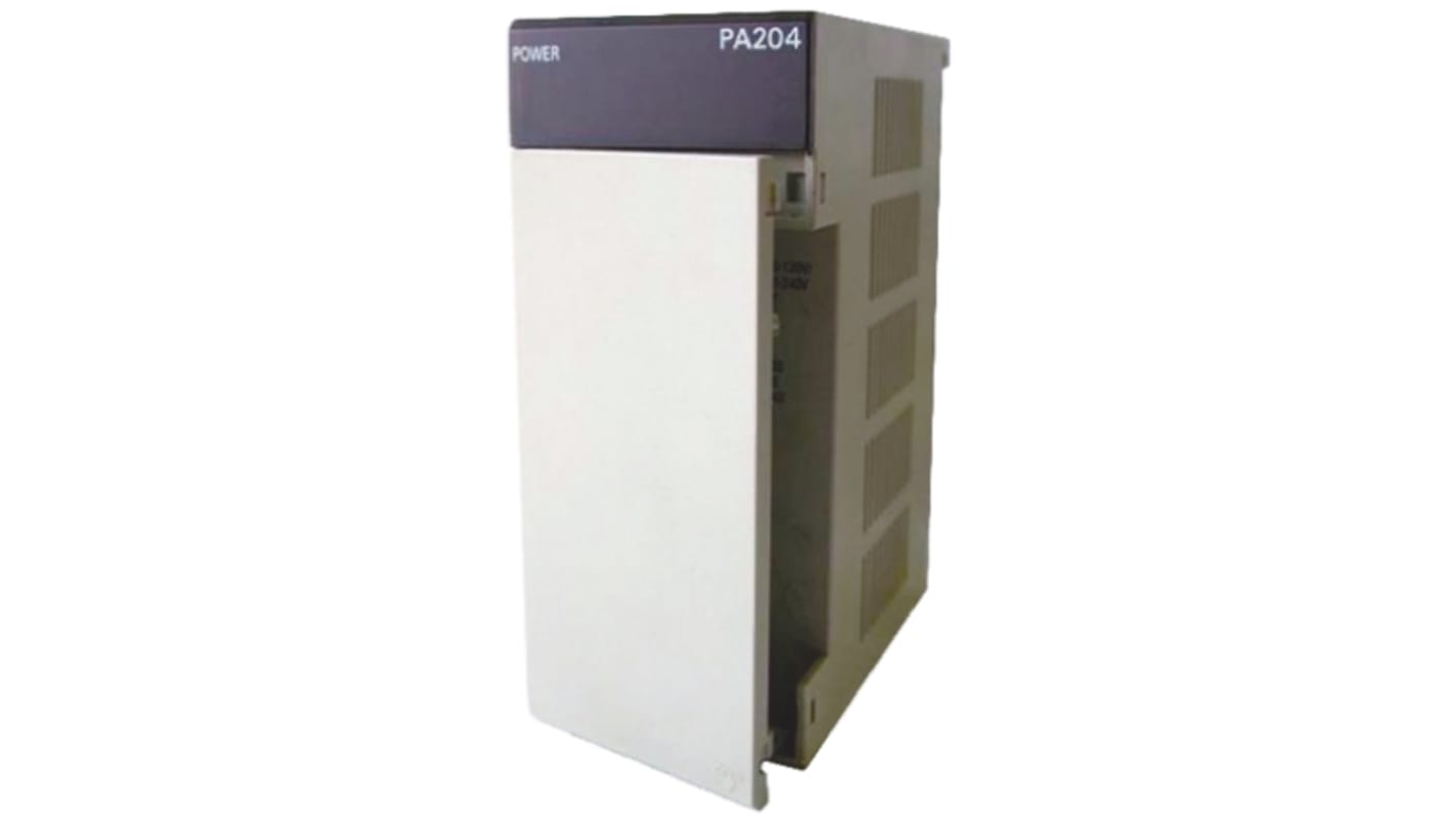 Alimentatore PLC Omron C200HW-PA204S, corrente di uscita 4.6 A, compatibile con unità CS1 per automazione industriale.