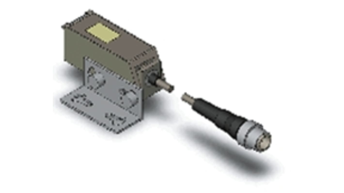 Sensore fotoelettrico rettangolare Omron E3S-CD61-M1J 0.3M, rilevamento fino a 700 mm, corpo in metallo, grado di protezione IP67.