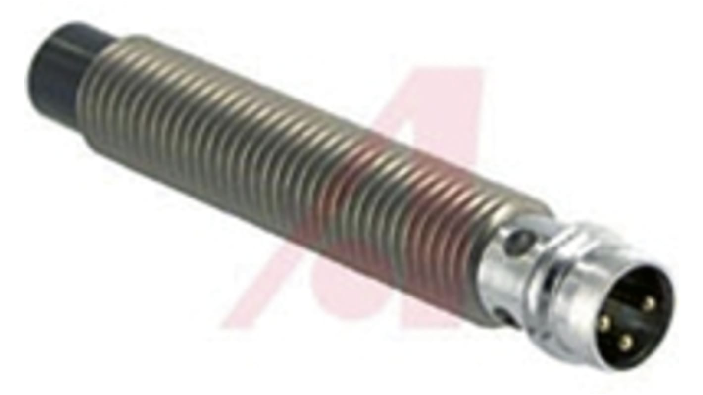 Sensore di prossimità cilindrico PNP M8 Turck Ni4U-EG08-AP6X-V1131, rilevamento 4 mm, IP68, montaggio non a filo.
