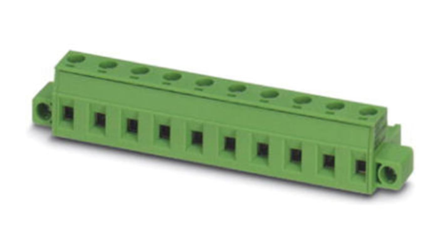 Connettore femmina per circuito stampato Phoenix Contact 1795653, sezione 2,5 mm², corrente 12 A, MSTB 2,5/.-STF-EX, 12 vie, bloccaggio a vite.
