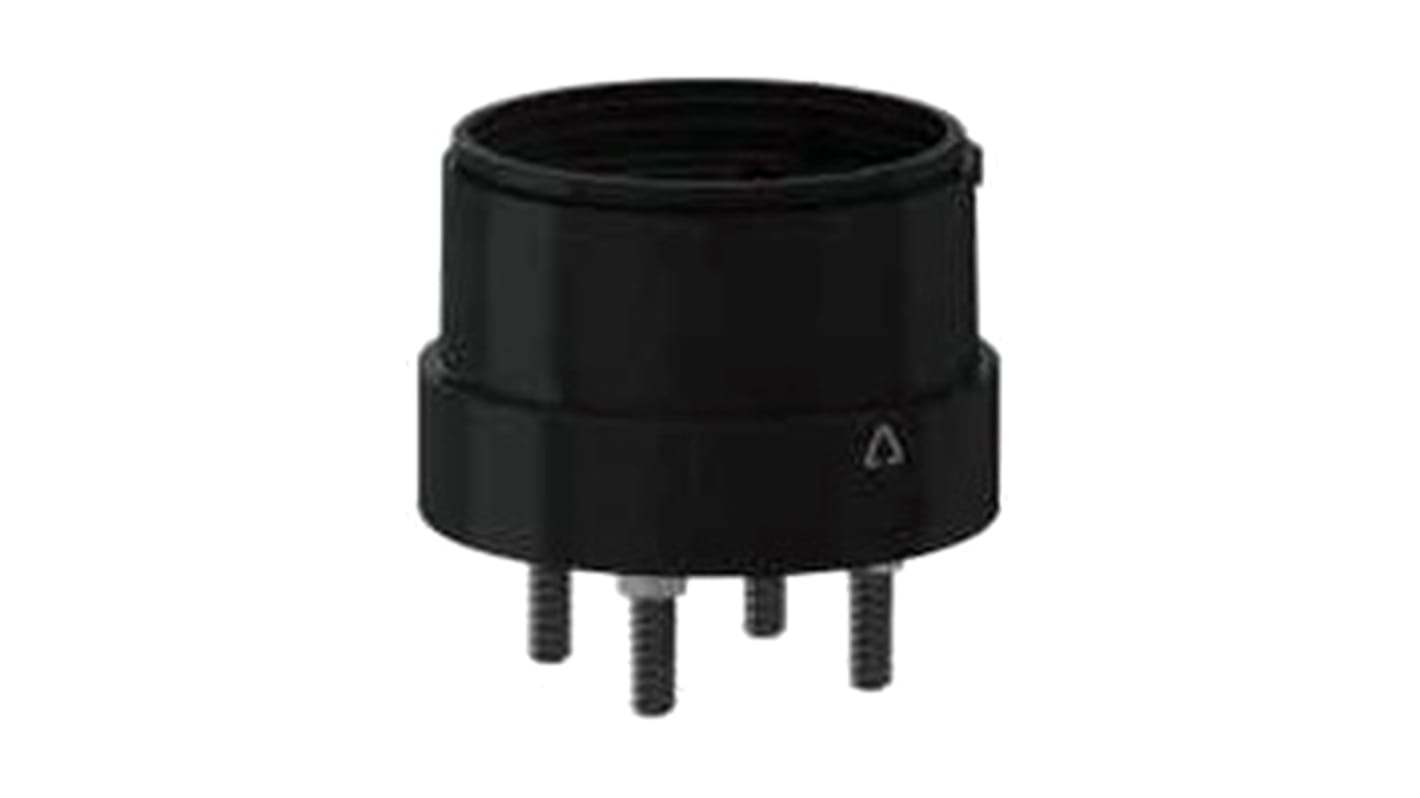 Base di montaggio Schneider Electric XVUZ04 per torretta segnalatrice modulare, colore nero, montaggio diretto, IP65.