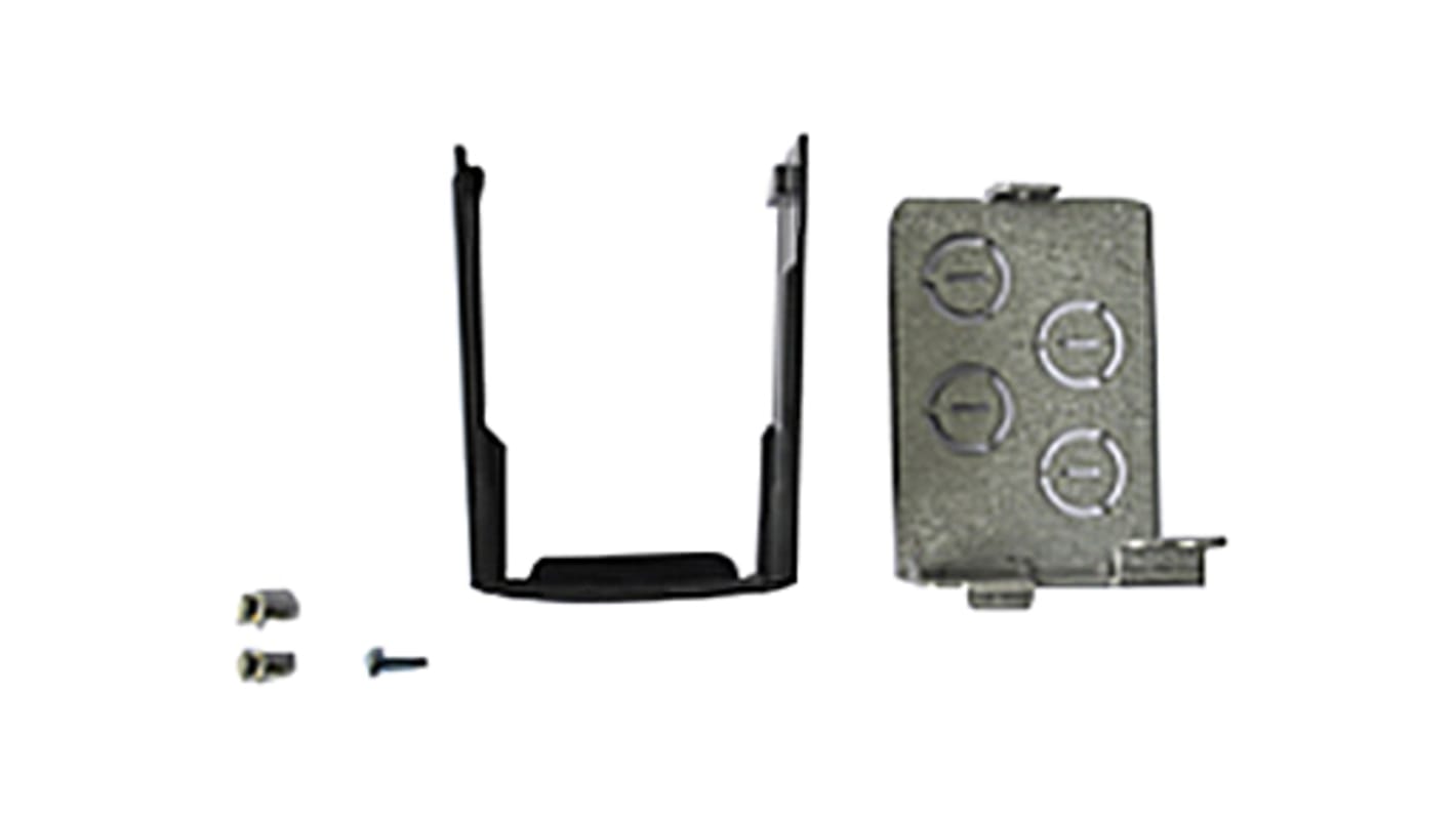 Kit di conversione Nema 1 M1 Danfoss 132B0103 per VLT Micro Drive, compatibile con motori fino a 22 kW, include pannelli di controllo.