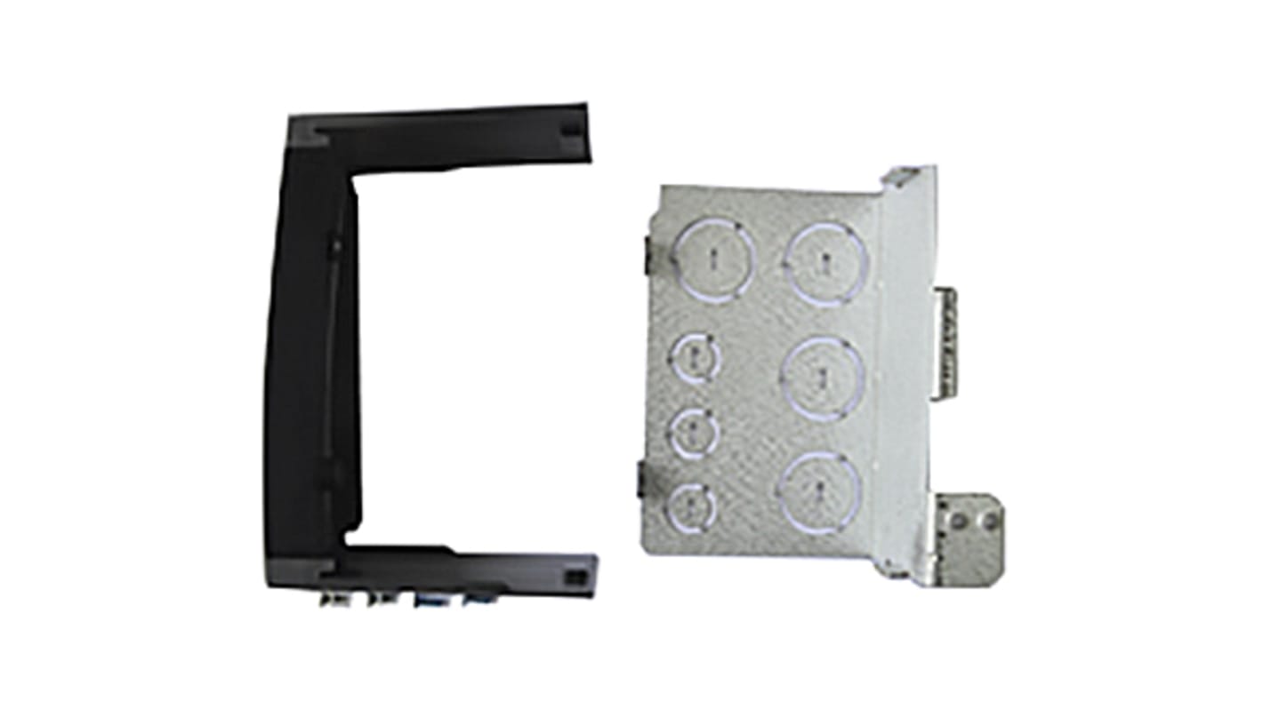 Kit di conversione Nema 1 M5 per VLT Micro Drive Danfoss 132B0121, compatibile con motori fino a 22 kW.