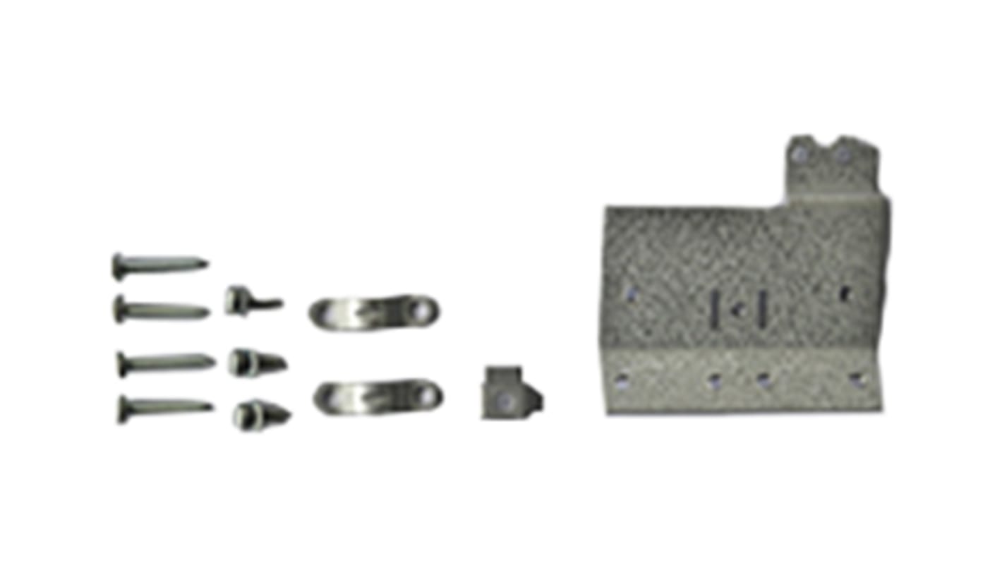 Kit di montaggio piastra di disaccoppiamento M3 Danfoss 132B0107 per VLT Micro Drive, compatibile con motori fino a 22 kW.