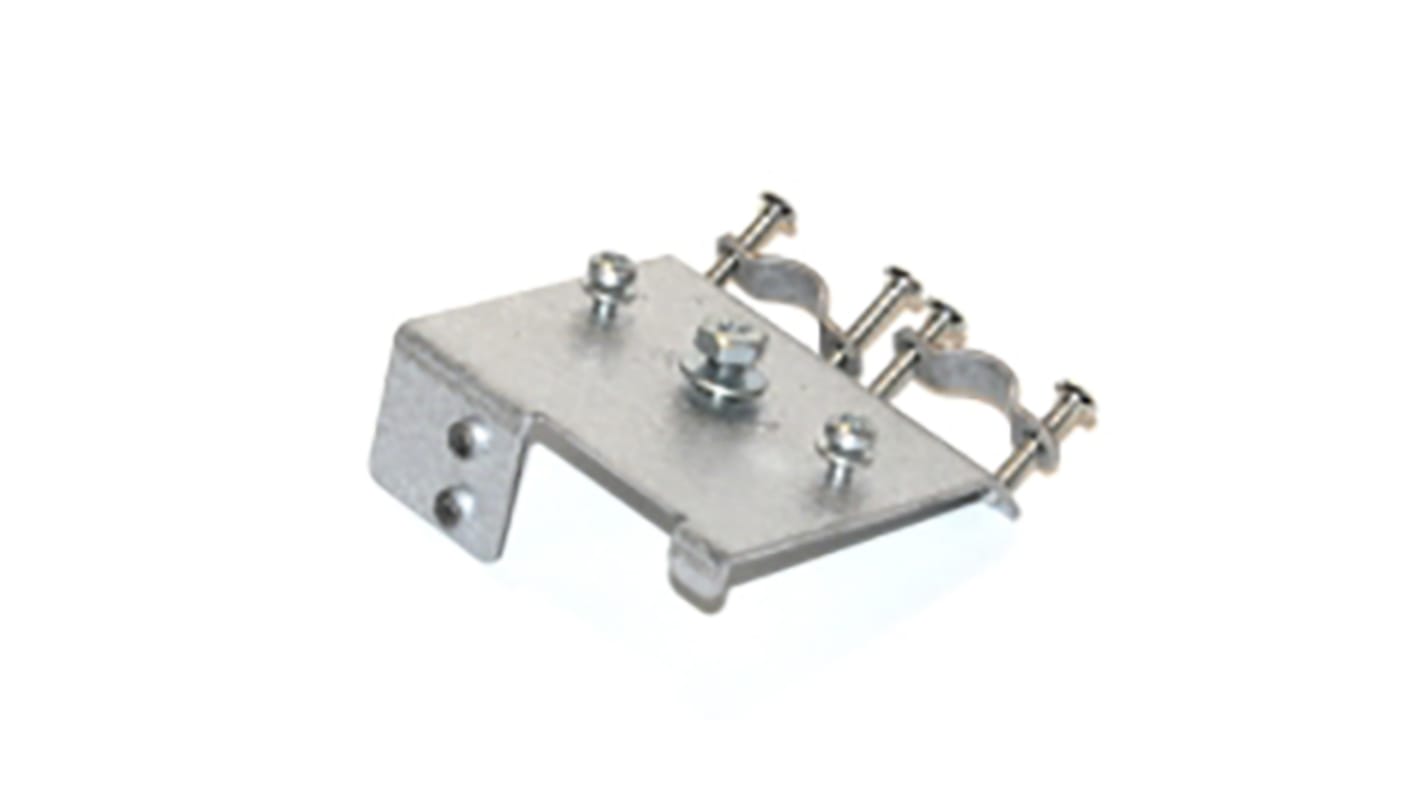 Kit di montaggio piastra di disaccoppiamento Danfoss 132B0122 per VLT Micro Drive, compatibile con misure M4 e M5.