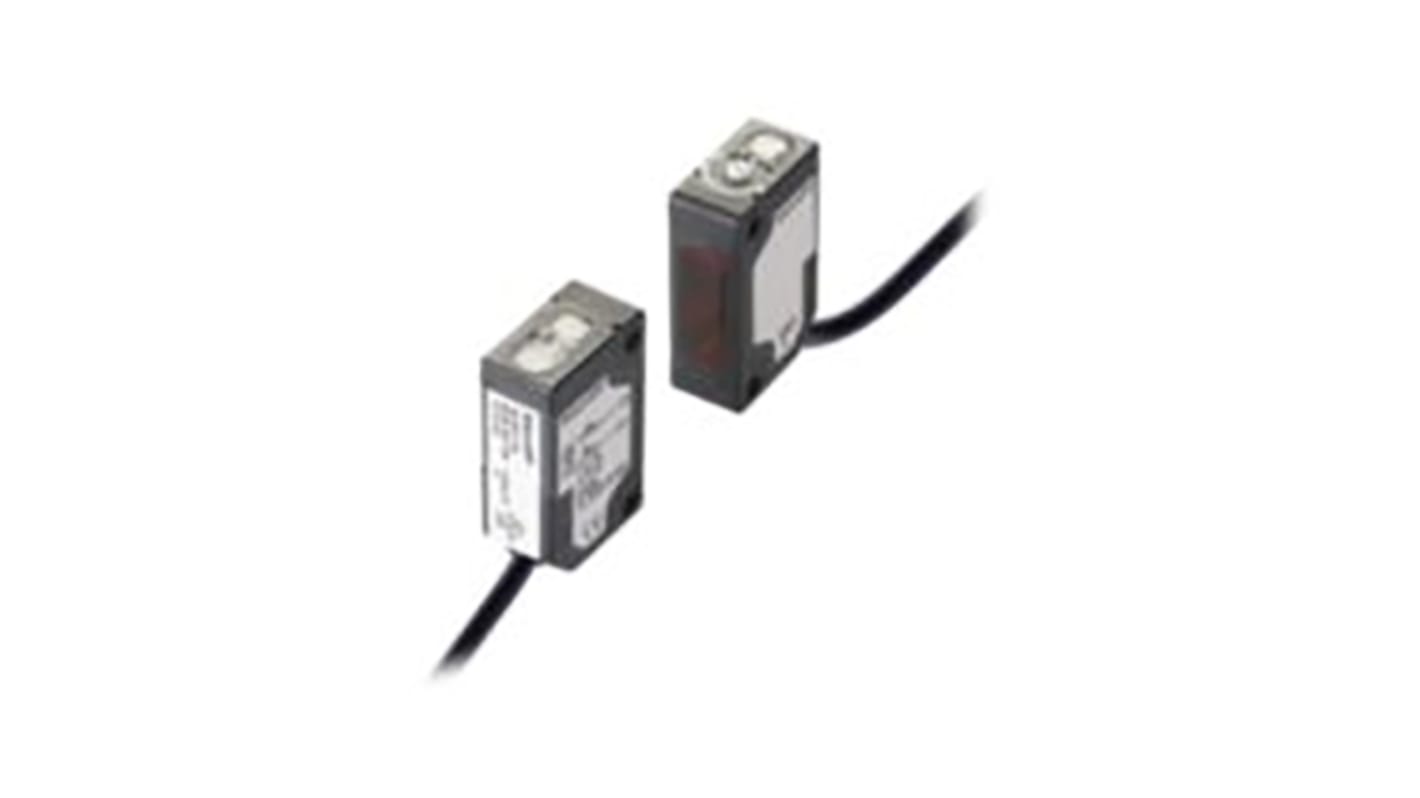 BALLUFF BOS 5K-PS-IX10-02, sensore fotoelettrico rettangolare, rilevamento fino a 20 m, montaggio a pannello, grado di protezione IP67.