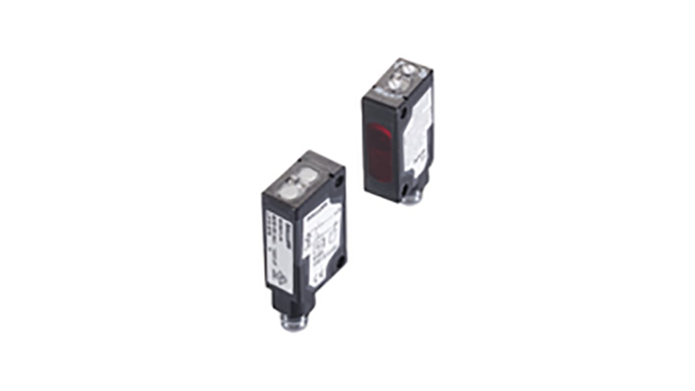 Sensore fotoelettrico BALLUFF BOS 5K-PU-LX10-S75, rettangolare, rilevamento 0-30 mm, uscita PNP, montaggio a pannello.